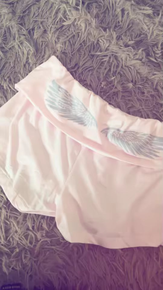 Chic Angel-Wing Hot Shorts