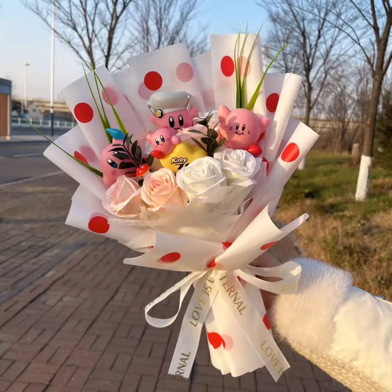 Adorable Star Kirby Plush Bouquet