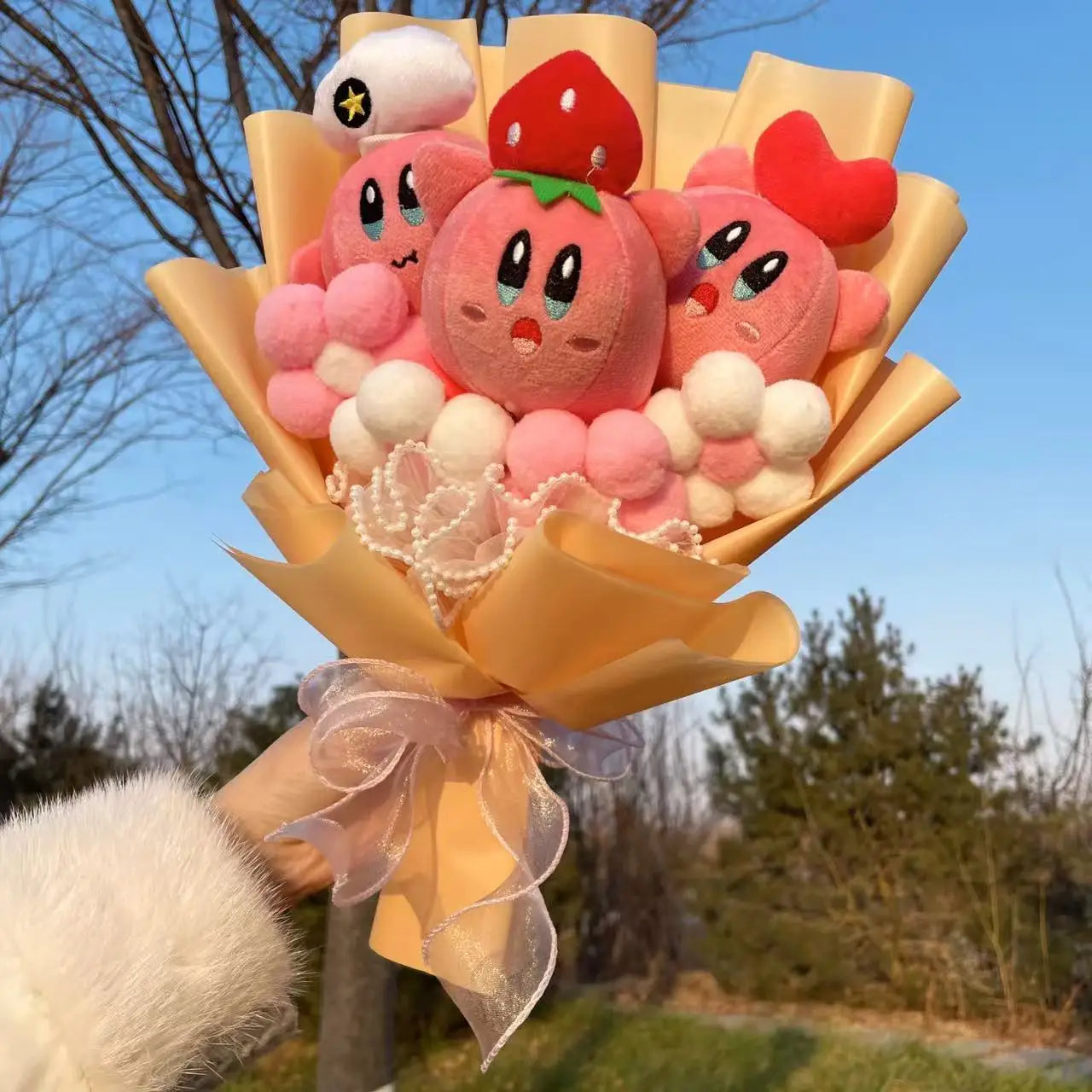 Adorable Star Kirby Plush Bouquet
