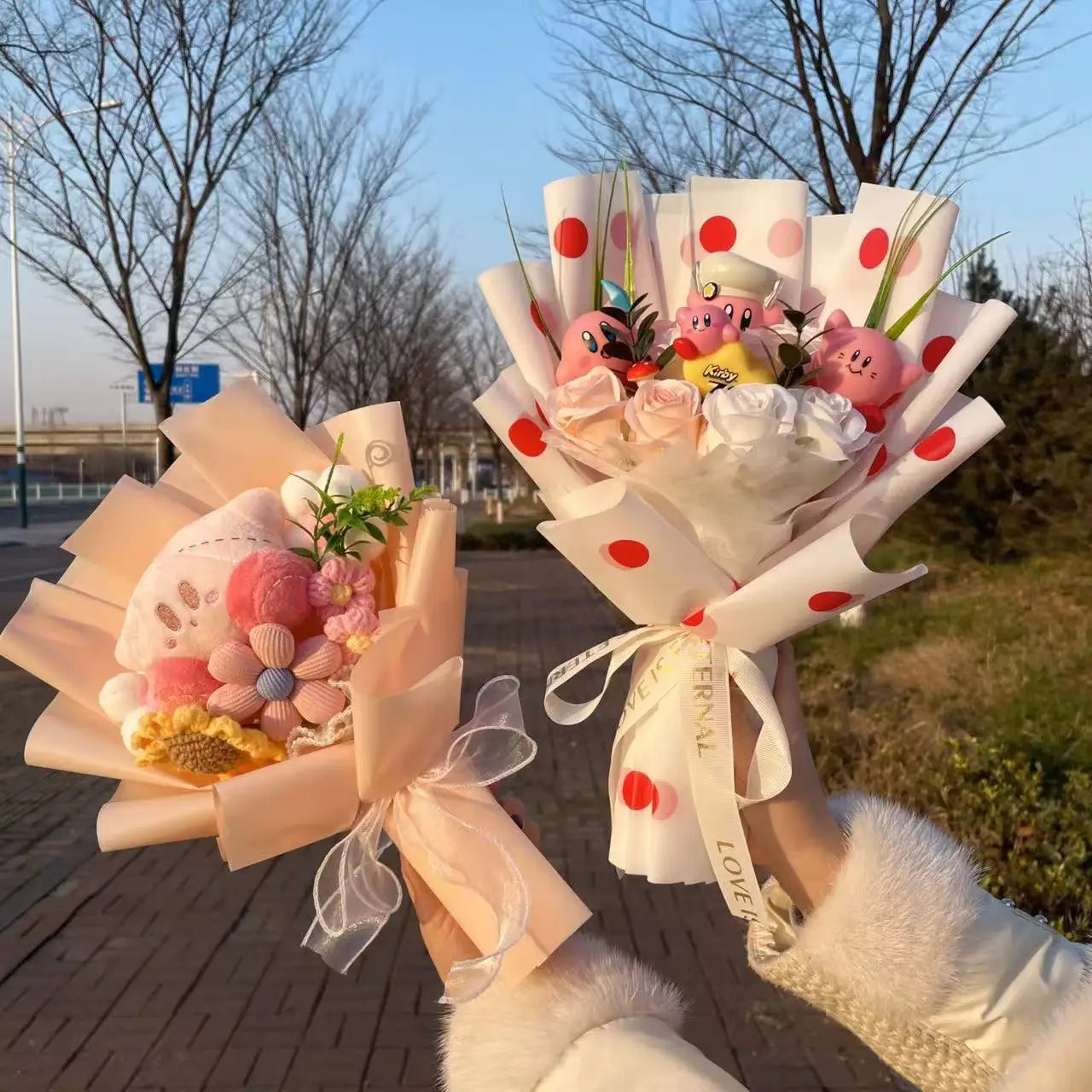 Adorable Star Kirby Plush Bouquet