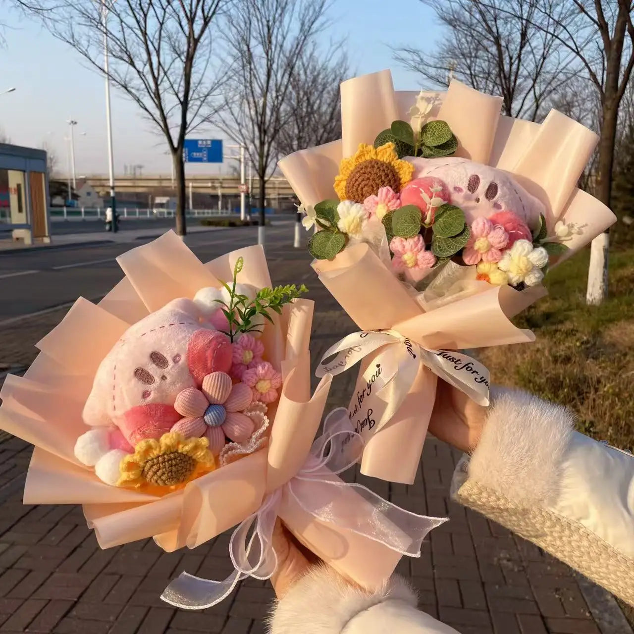 Adorable Star Kirby Plush Bouquet