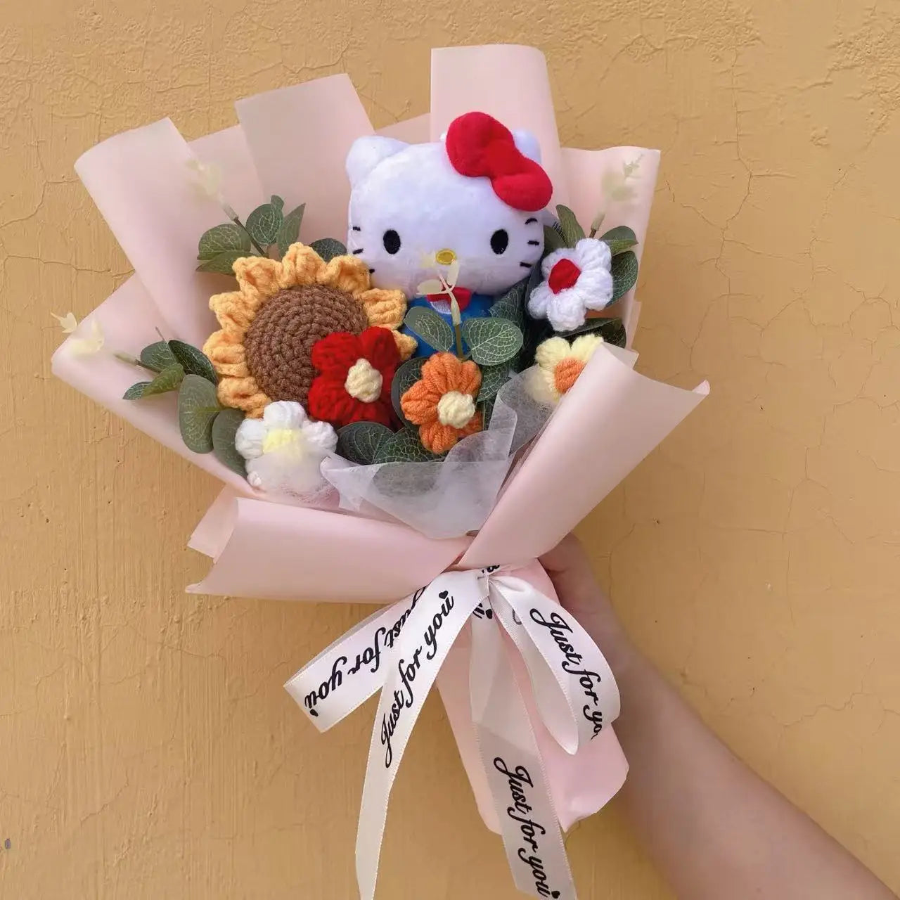 Adorable Hello Kitty Plush Bouquet