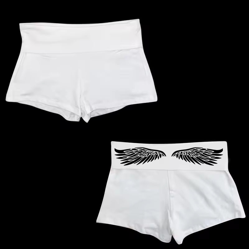 Chic Angel-Wing Hot Shorts
