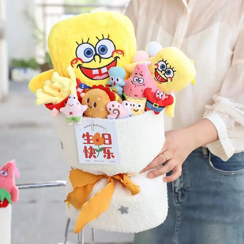SpongeBob & Patrick Plush Bouquet