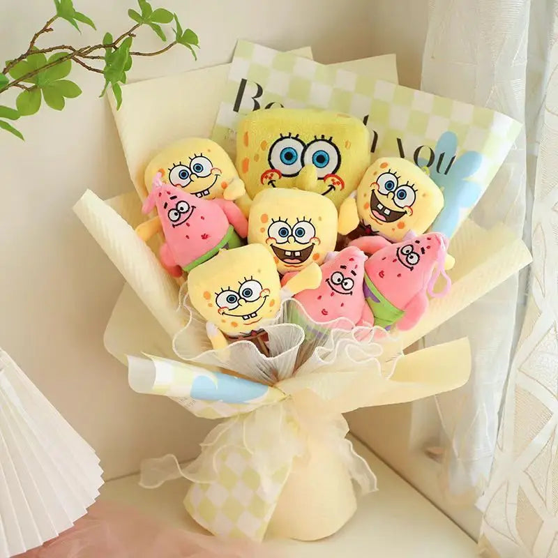 SpongeBob & Patrick Plush Bouquet