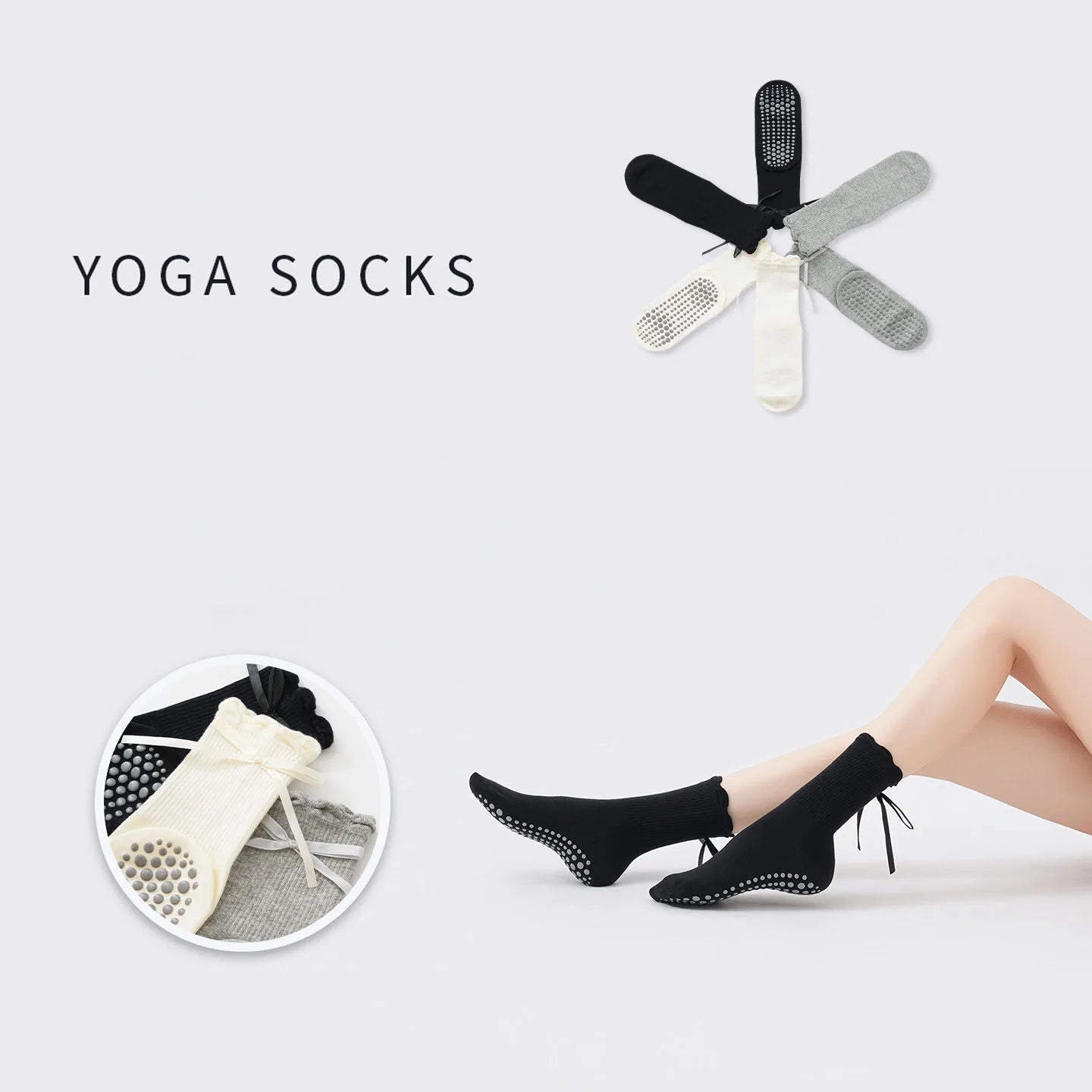 Non-Slip Yoga Grip Socks